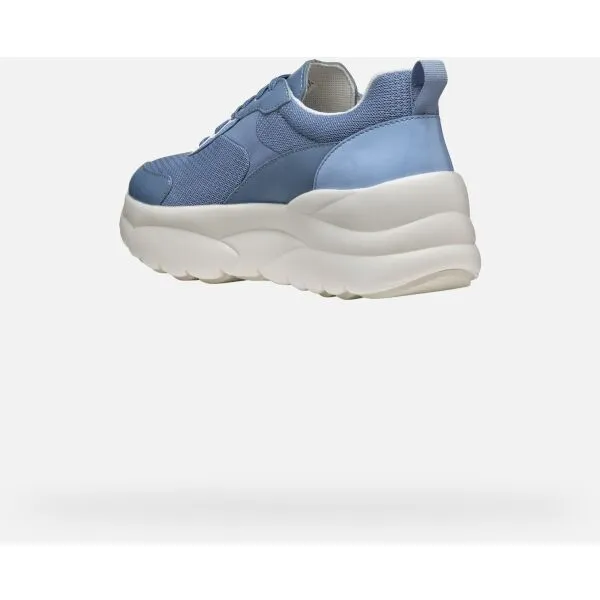 Light blue women's sneakers Geox Xtors - Women's