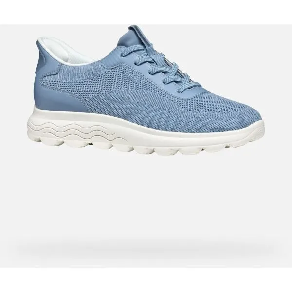 Light blue women's sneakers Geox Spherica Plus - Women's