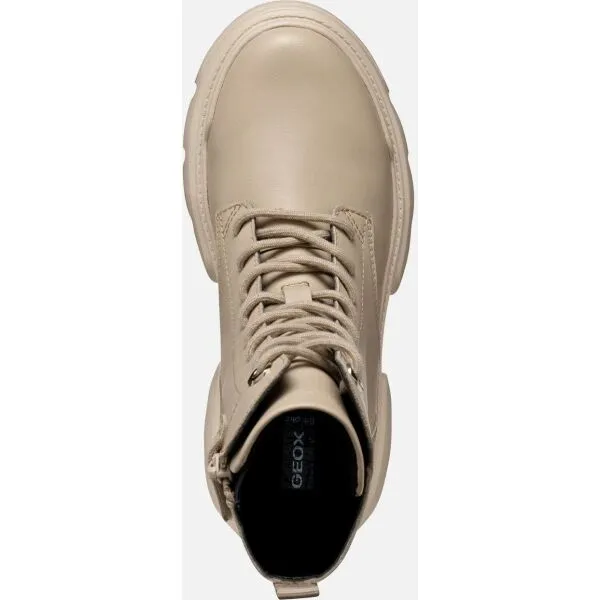 Beige Girls Ankle Boots Geox Junette - Girls