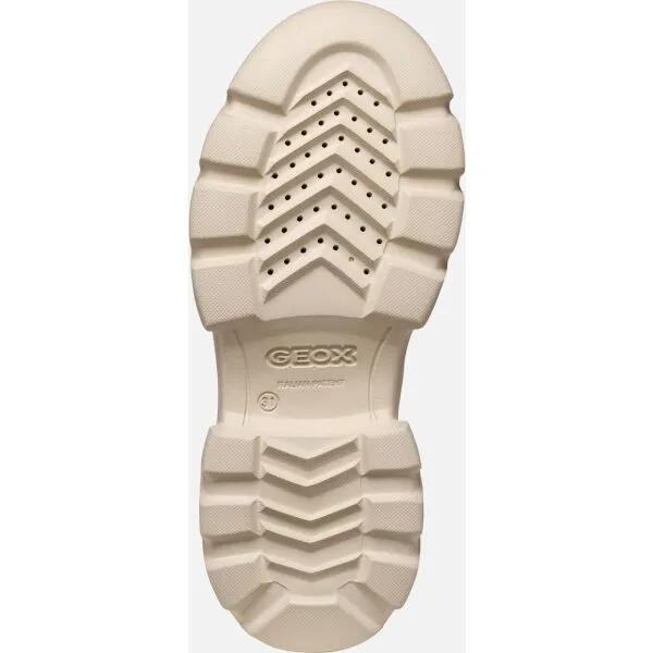 Beige Girls Ankle Boots Geox Junette - Girls