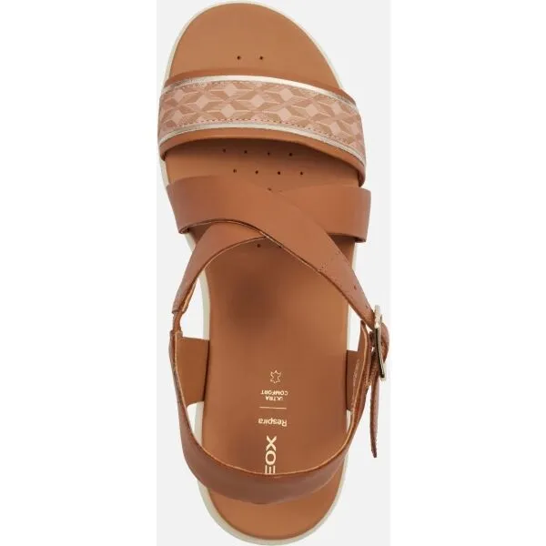 Light brown women's sandals Geox Xand 2.2S - Women's