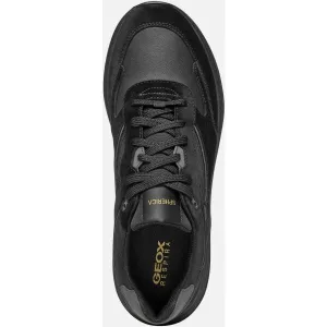 Black men's sneakers Geox Spherica Actif X1 - Men's