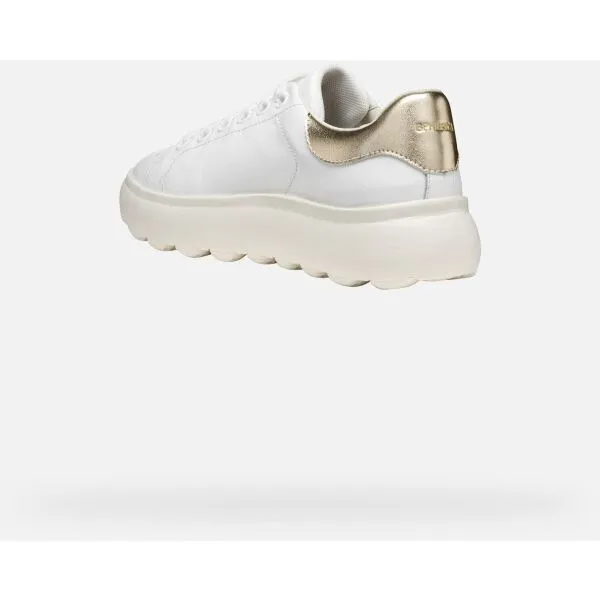 White women's sneakers Geox Spherica EC4.1 - Women's