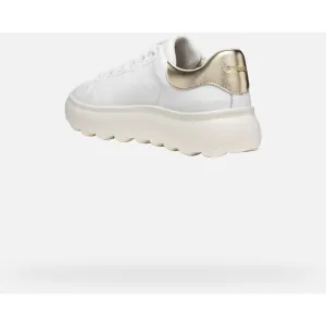 White women's sneakers Geox Spherica EC4.1 - Women's