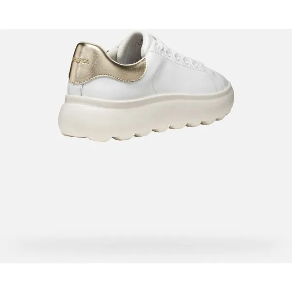 White women's sneakers Geox Spherica EC4.1 - Women's