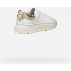 White women's sneakers Geox Spherica EC4.1 - Women's