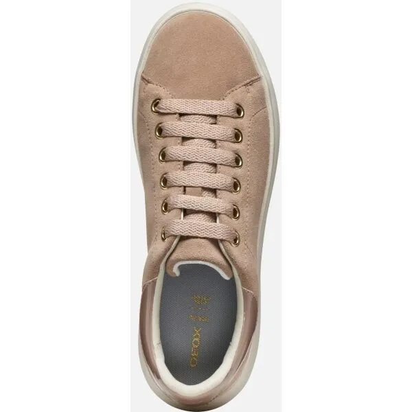 Beige women's sneakers Geox Spherica EC4.1 - Women's