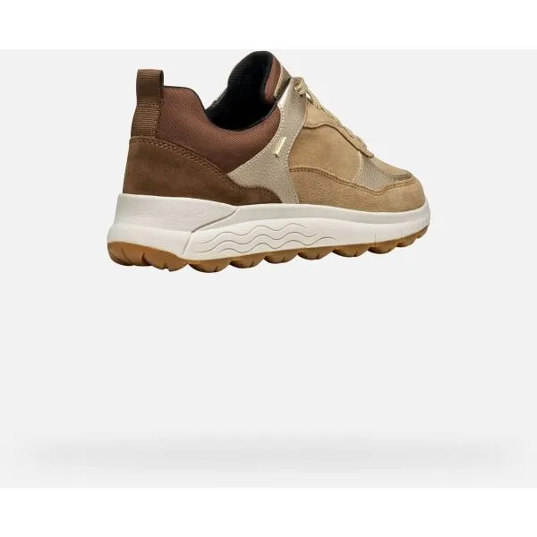 Beige women's sneakers Geox Spherica 4X4 B Abx - Women's