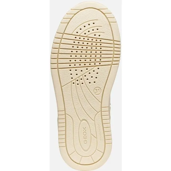 White Girls Geox Lestrella Sneakers - Girls
