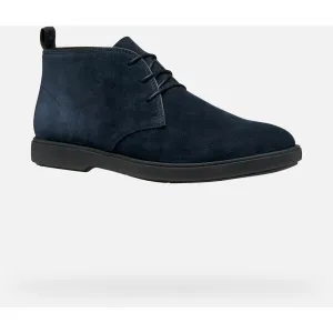 Dark blue men's ankle boots Geox Spherica EC17 - Men's