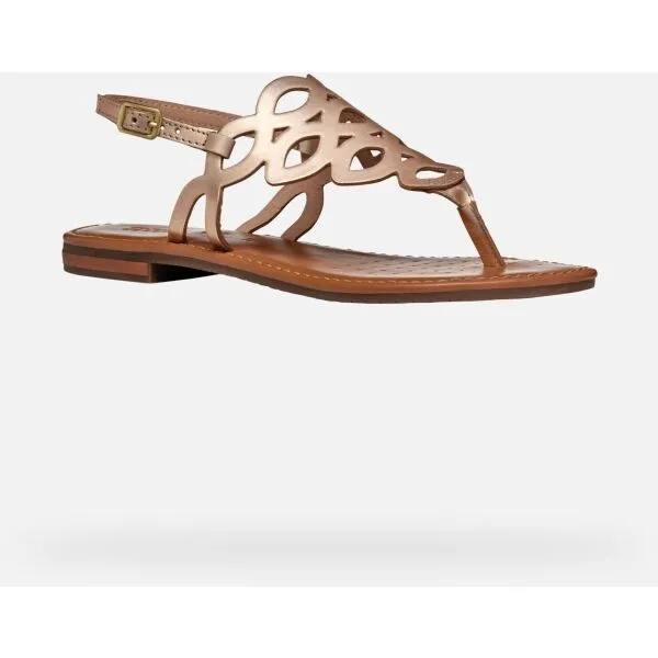 Gold women's sandals Geox Sozy S - Women's