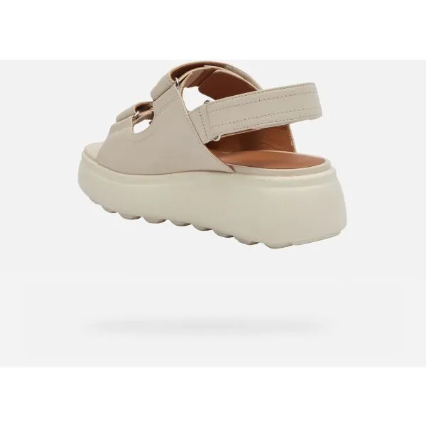 Cream women's sandals Geox Spherica EC4.1 S - Women's