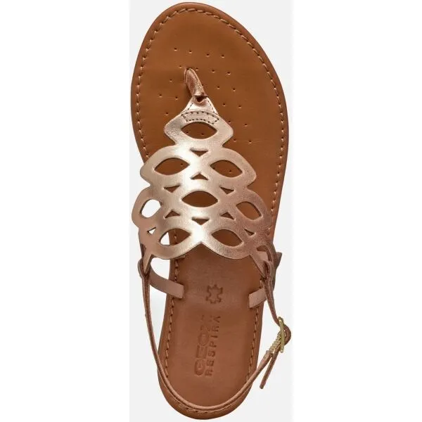 Gold women's sandals Geox Sozy S - Women's