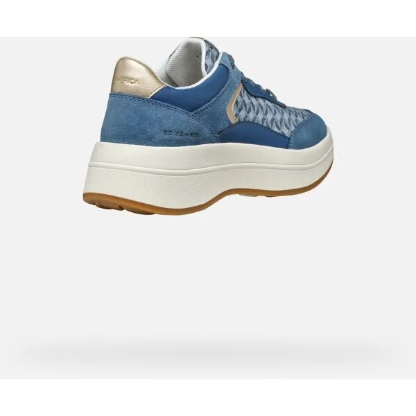 Light blue women's sneakers Geox Spherica ECUB-3 - Women's