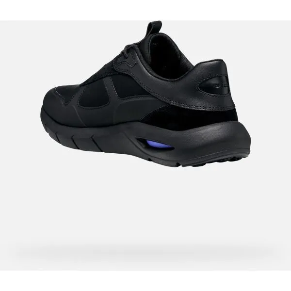 Black men's sneakers Geox Spherica ECUB-5 - Men
