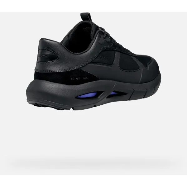 Black men's sneakers Geox Spherica ECUB-5 - Men