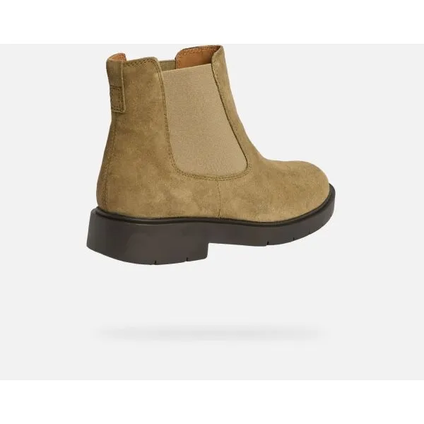 Khaki Women's Ankle Boots Geox Spherica EC1 - Ladies