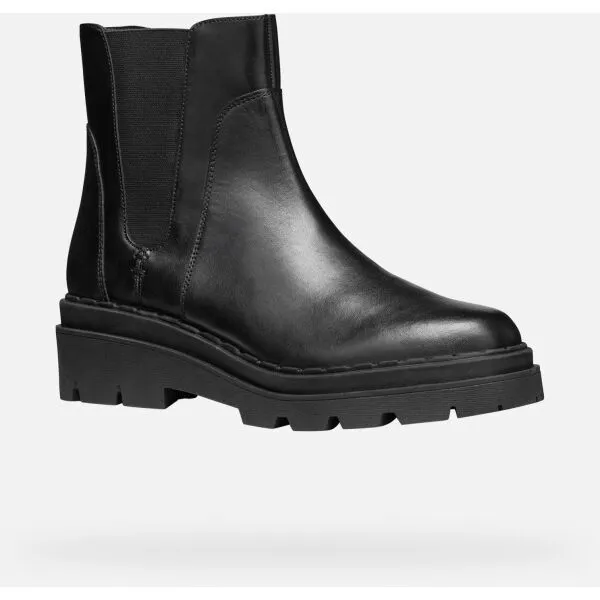 Black women's ankle boots Geox Felleny - Women's