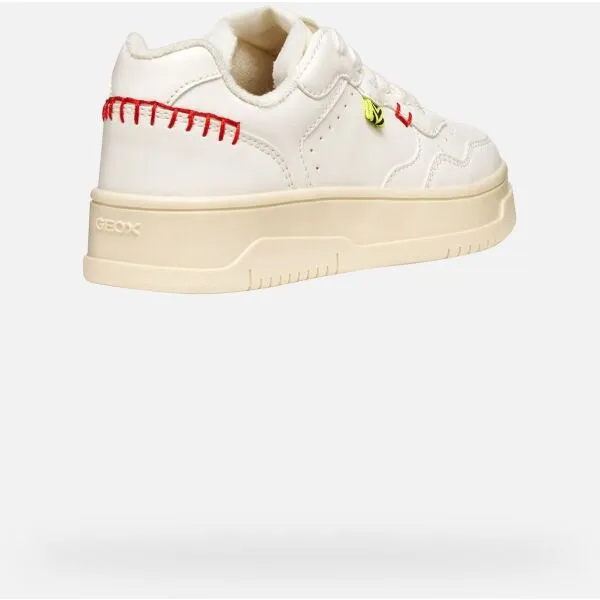 Cream Girls' Sneakers Geox Lestrella - Girls