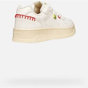 Cream Girls' Sneakers Geox Lestrella - Girls