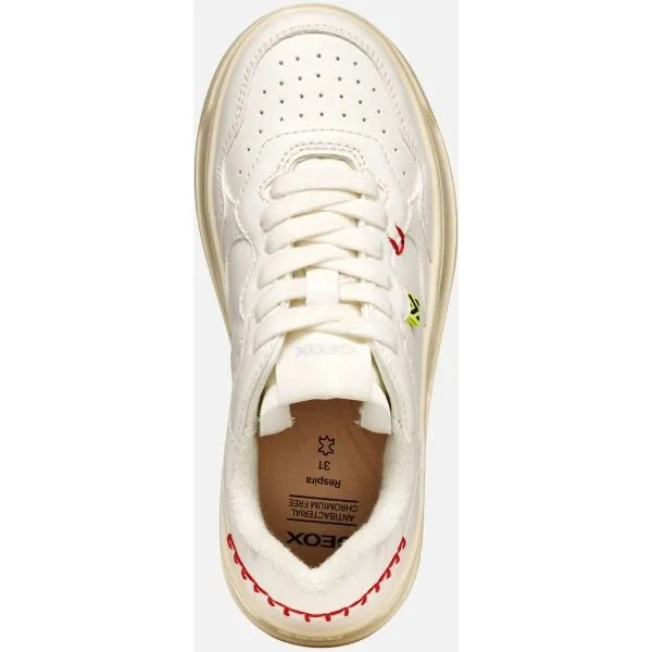 Cream Girls' Sneakers Geox Lestrella - Girls