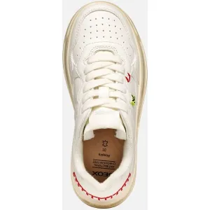 Cream Girls' Sneakers Geox Lestrella - Girls