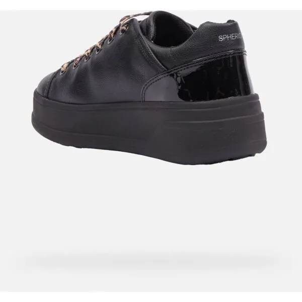 Black women's sneakers Geox Spherica Ecub-2 - Women's