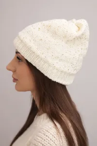 Dámska čiapka Amira K359 ecru