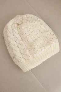 Dámska čiapka Amira K359 ecru