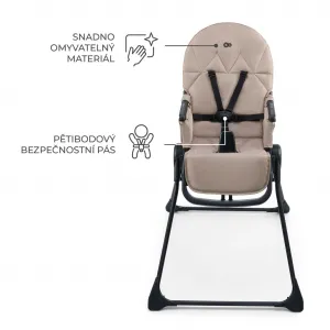 Jedálenská stolička Kinderkraft Binci Farba: Beige