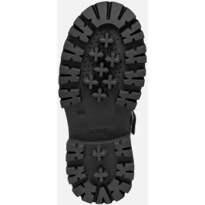 Black Girls Ankle Boots Geox Maquinnens - Girls