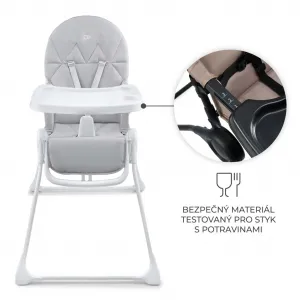 Jedálenská stolička Kinderkraft Binci Farba: Light grey
