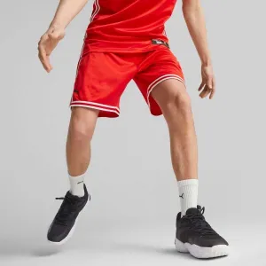 Puma HOOPS TEAM GAME SHORT Basketbalové trenírky, červená, veľkosť
