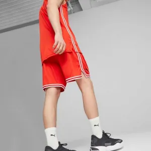 Puma HOOPS TEAM GAME SHORT Basketbalové trenírky, červená, veľkosť