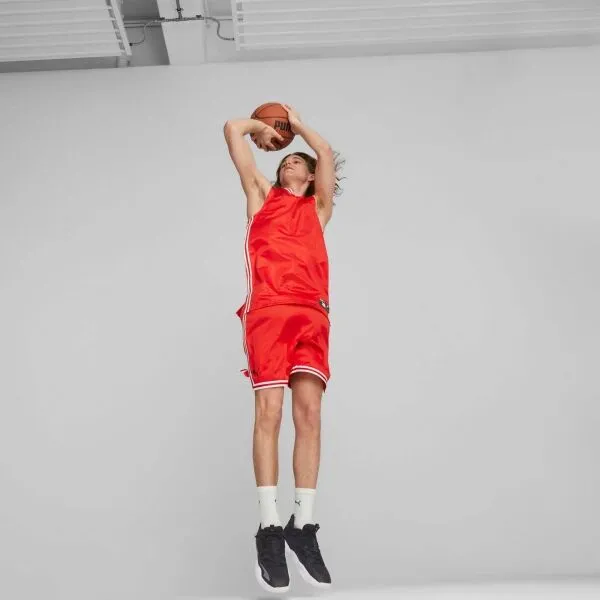 Puma HOOPS TEAM GAME SHORT Basketbalové trenírky, červená, veľkosť