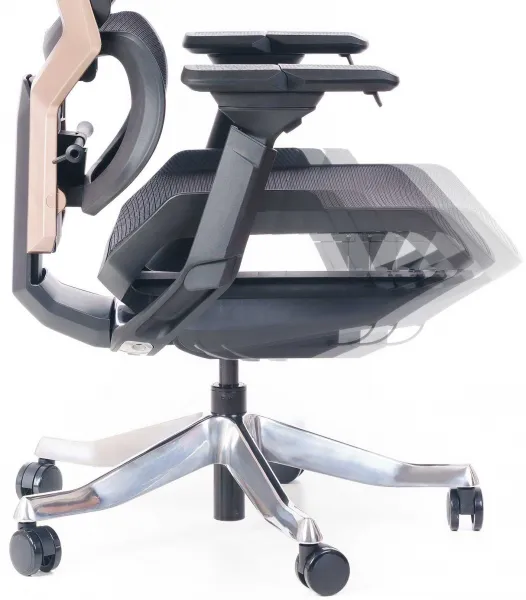 SEGO kancelárska stolička ENZO čierna, ergonomická, 8+ hodín denne