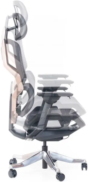SEGO kancelárska stolička ENZO čierna, ergonomická, 8+ hodín denne