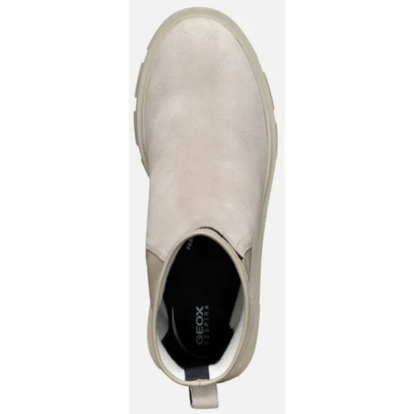 Beige women's ankle boots Geox Vilde - Women's