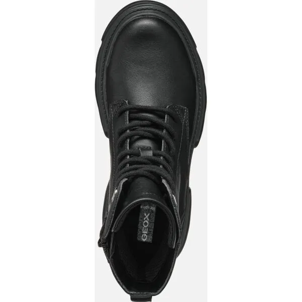Black Girls Ankle Boots Geox Junette - Girls