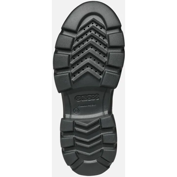 Black Girls Ankle Boots Geox Junette - Girls