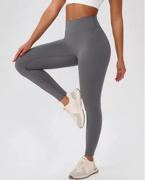 Zateplené push-up sivé legíny Veľkosť: M