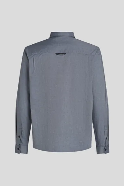 Košeľa Karl Lagerfeld Kameo Shirt W/ Pocket Peacoat