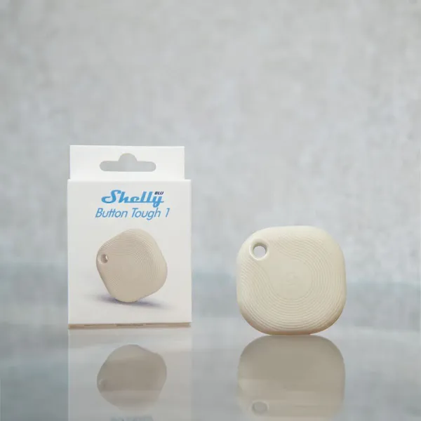 Shelly BLU Button Tough1 - batériový ovládač scén (Bluetooth), Slonovina Button-T1-IVORY-1624