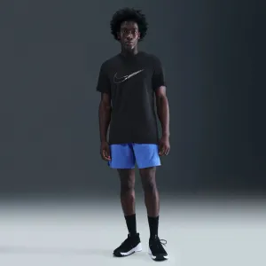 Pánske tréningové tričko s krátkym rukávom NIKE M NK DF TEE HBR BLACK WHITE