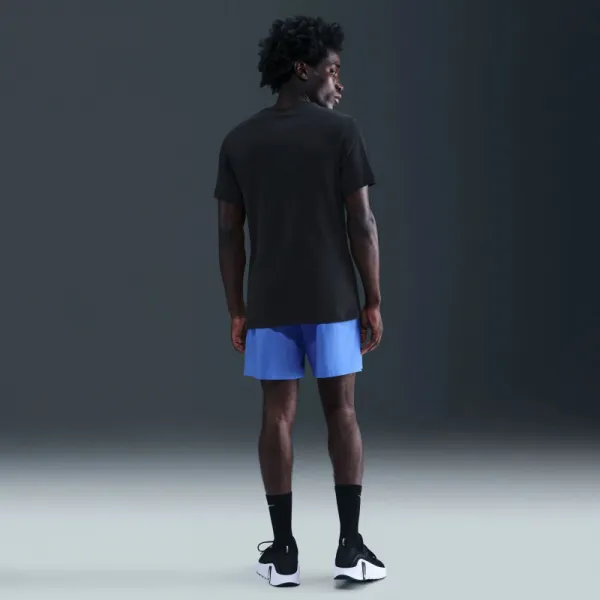 Pánske tréningové tričko s krátkym rukávom NIKE M NK DF TEE HBR BLACK WHITE