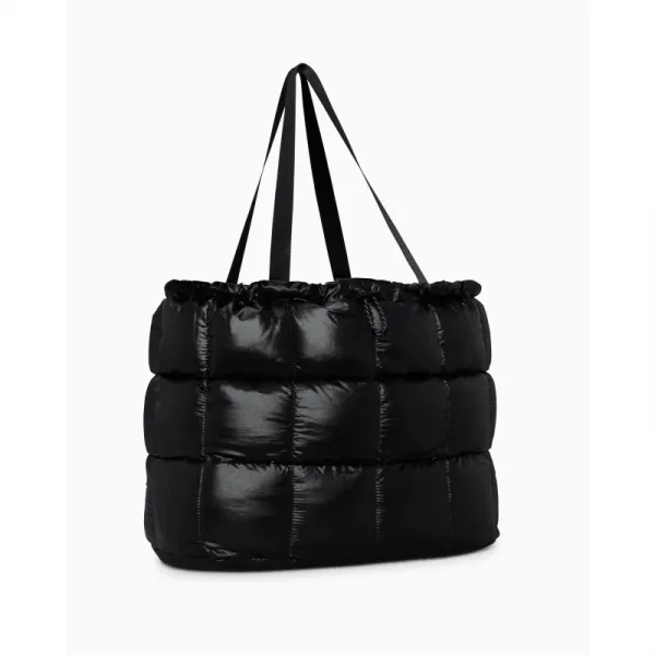 Dámska taška cez rameno NIKE Puffle Tote Bag 2.0 black iron grey black