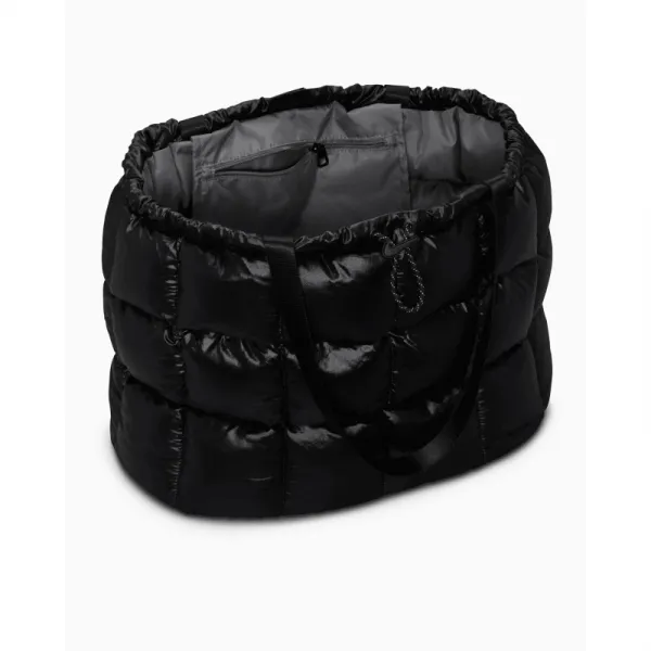 Dámska taška cez rameno NIKE Puffle Tote Bag 2.0 black iron grey black