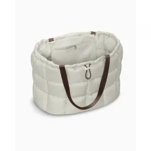 Dámska taška cez rameno NIKE Puffle Tote Bag 2.0 light bone mink brown sail