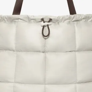 Dámska taška cez rameno NIKE Puffle Tote Bag 2.0 light bone mink brown sail