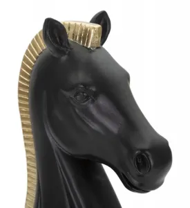 Mauro Ferretti Dekoratívna soška Horse 19 cm čierna